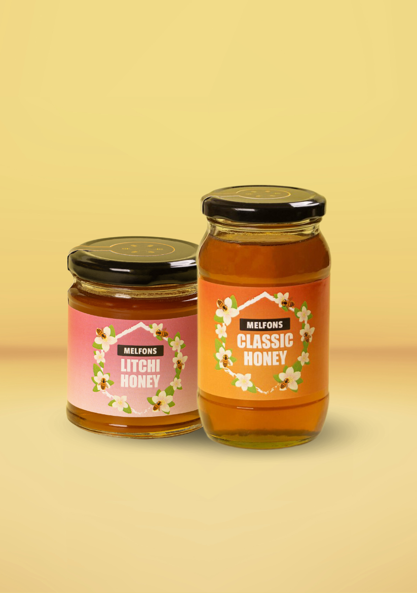 Best of Honey - Raw Honey Combo (250g Litchi Honey + 500g Classic Honey)